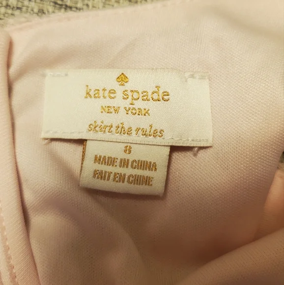 Kate Spade New York Girls' Floral Mesh Dress - Picture 5 of 7